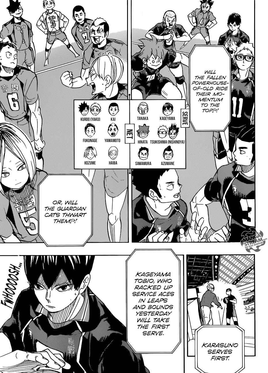 Haikyuu!!, Chapter 294 image 07